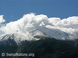 F039170: Schneefallgrenze und Stimmung am Bättlihorn
