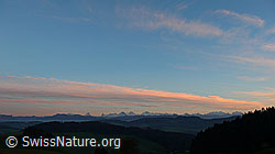 F041026: Berner Alpen mit Abendstimmung