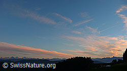 F041028: Wolkenstimmung über den Berner Alpen