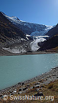 Foto: Gletscherzunge des Steingletschers