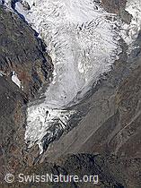 Foto: Gletscherzunge des Hohbalmgletschers