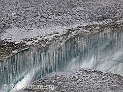 F052200: Eiszapfen im Gletschereis