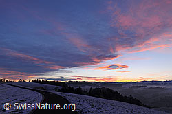 F054314: Wolkenfeld und Morgenrot