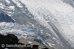 Foto: Zusammenfluss Persgletscher und Morteratschgletscher