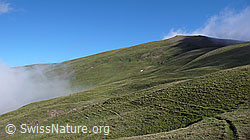 F059571: Bergweg Breithorn Kreuz Richtung Alp Furggerchäller