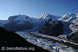 Foto: Monte Rosa, Liskamm, Castor und Pollux