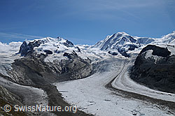 Foto: Dufourspitze und Liskamm