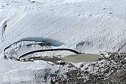 F061315: Supraglazialer See (Gletschersee) auf dem Gornergletscher