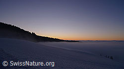 F064058: Abendhimmel und Nebelmeer