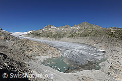F070939: Rhonegletscher und Gletschersee