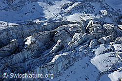 Foto: Gletscherabbruch im Steilimigletscher (Steinlimigletscher)