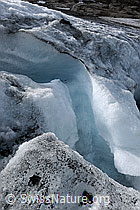 F071269: Gletscherbach auf der Eisoberfläche