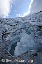 F071279: Eiskanal auf dem Chaltwassergletscher