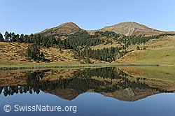 F071548: Berge spiegeln sich im See