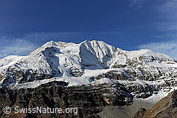 Foto: Frisch verschneites Bergmassiv Les Diablons