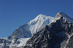Foto: Weisshorn und Brunegghorn