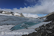 Foto: Gletscher und Gletschersee
