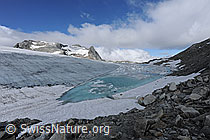 Foto: Gletscherlandschaft mit Wolkenstimmung