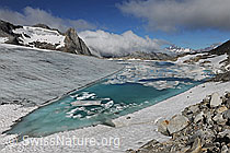 Foto: Wolkenstimmung am Gletschersee
