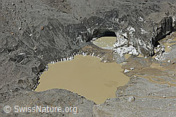 Photo: Gletschersee im unteren Grindelwaldgletscher