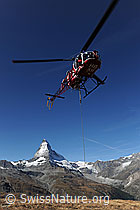 F079792: Helikopter der Air Zermatt