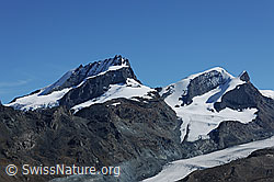 Foto: Rimpfischhorn, Strahlhorn und Adlerhorn