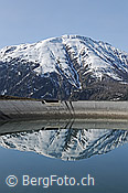 F083918: Spiegelung des Breithorns im Ausgleichsbecken