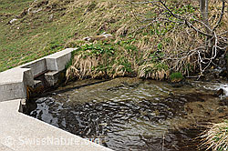 F084491: Kleine Wasserfassung mit Überlauf