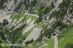 F087625: Passstrasse und Tunnels am Sustenpass