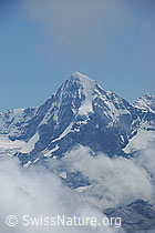 F087796: Mönch mit Wolkenstimmung