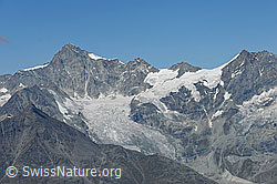 Foto: Zinalrothorn, Schalihorn und Hohlichtgletscher