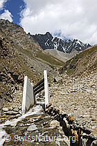 F089913: Durchlass für Bergbach in Lawinenschutzbau