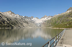 F098974: Das Quellgebiet der Aare: Oberaarsee und Oberaargletscher