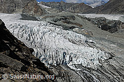 F101383: Gletscherzunge des Allalingletschers