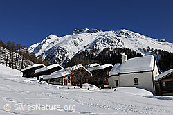 F104829: Bergdorf mit Kappelle