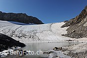 Foto: Gletschersee und Chilchligletscher