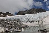 F110498: Gletschersee an der Zunge des Chilchligletschers