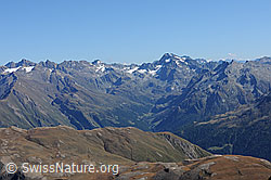 F112536: Blick vom Bättlihorn Richtung Binntal und Ofenhorn