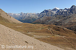 F112566: Blick vom Saflischpass über das Saflischtal Richtung Binntal/Ofehorn