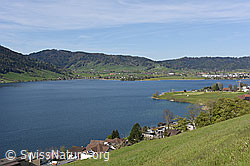 F137675: Blick über dem Ägerisee Richtung W