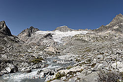F149236: Berglandschaft mit Gletscherbach des Tiefengletschers