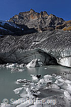 Foto: Eischollen im Gletschersee