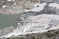 F158900: Gletscherabdeckungen am Rhonegletscher (Stand 7.2019)