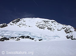 G002836: Jungfraufirn: Südwand und Gipfel des Mönch